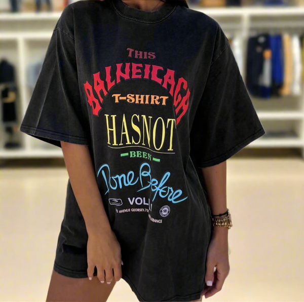 Тениска BAL OVERSIZE DECOCO.EU